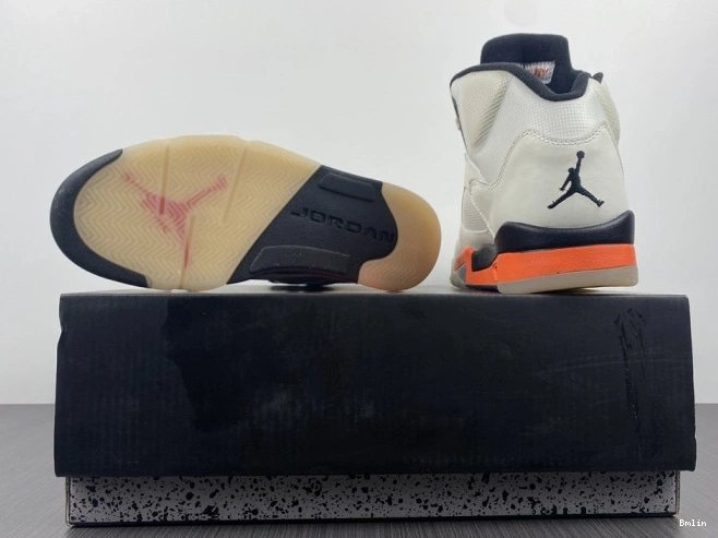 Bmlin 5 DC1060-100 Orange Jordan Total Retro 0818